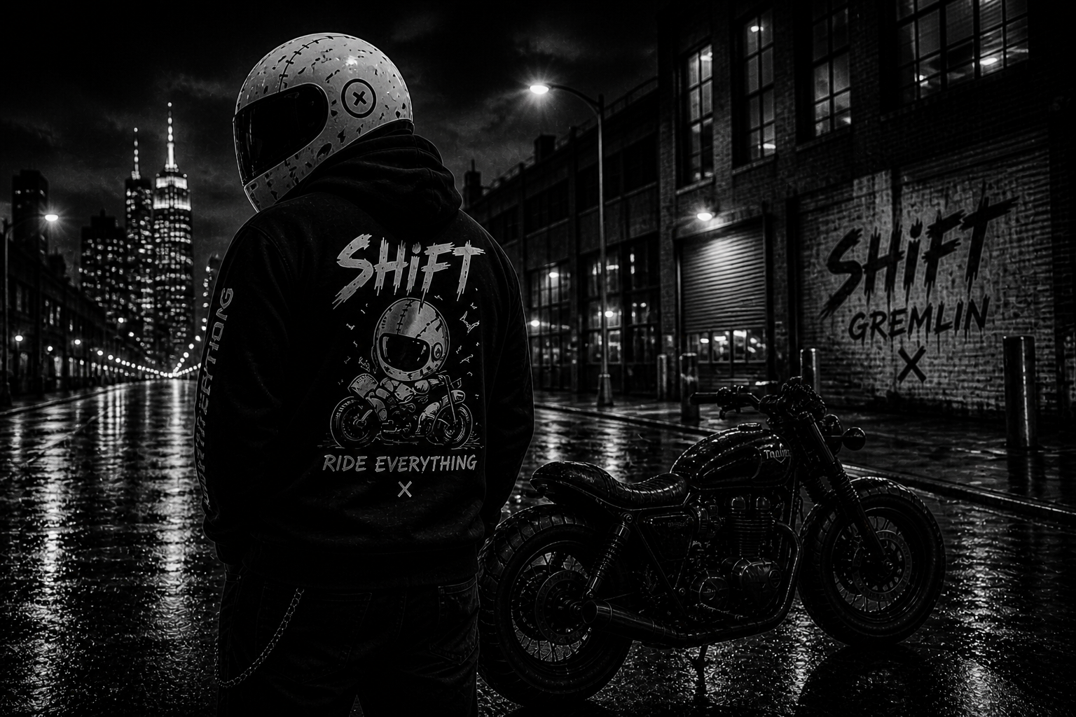 Shift Gremlin rider in the city
