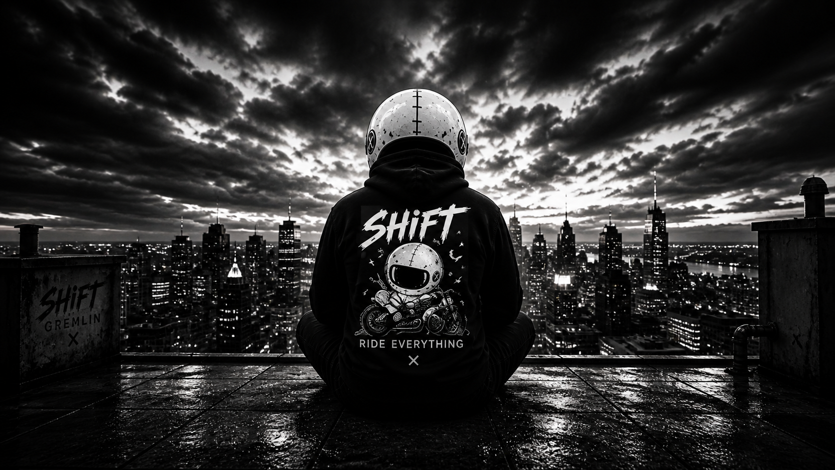 Shift Gremlin rooftop lifestyle image
