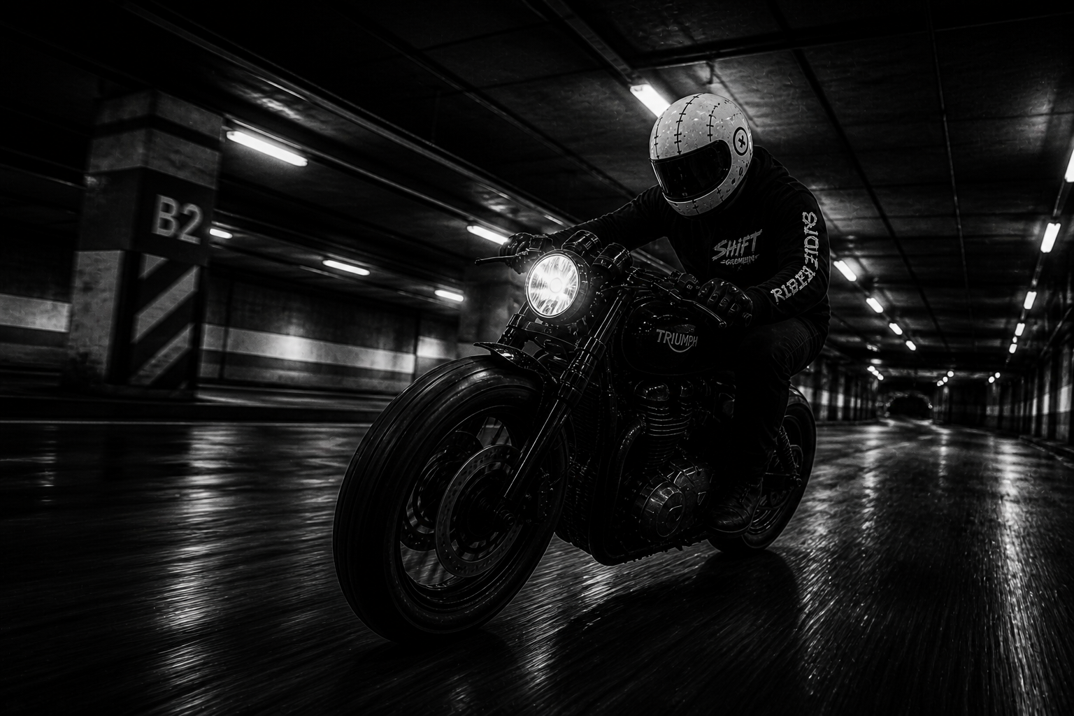 Shift Gremlin tunnel riding image