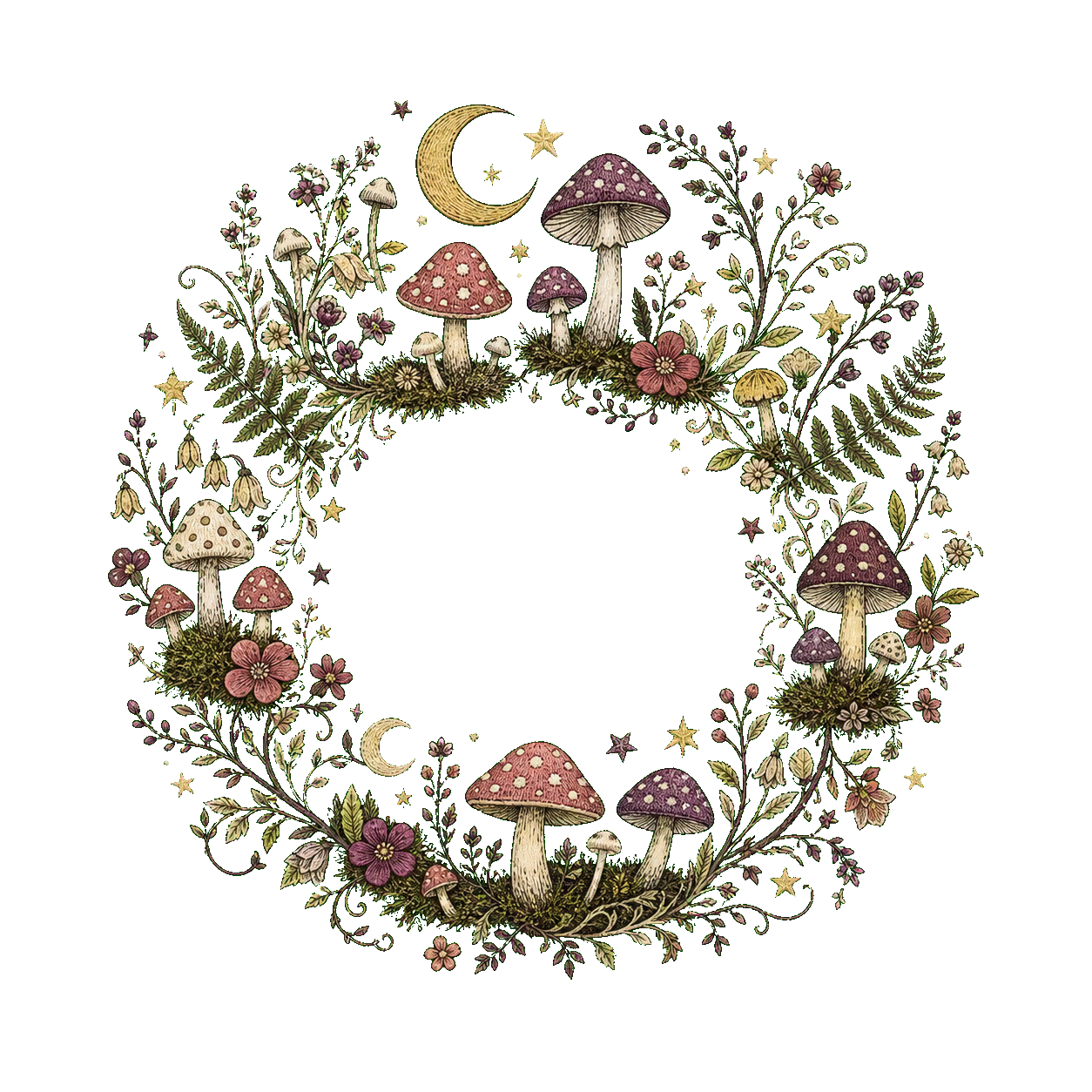 Fairy Ring Garden print artwork